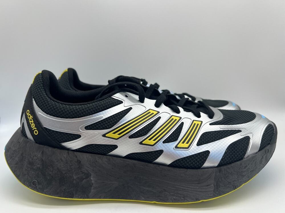adidas Adizero Aruku Core Black Pure Sulfur JR1476 Men's Size 10 New